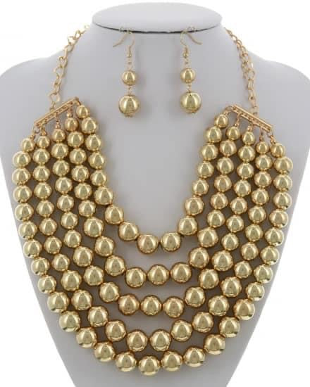 Gold Pearl Set