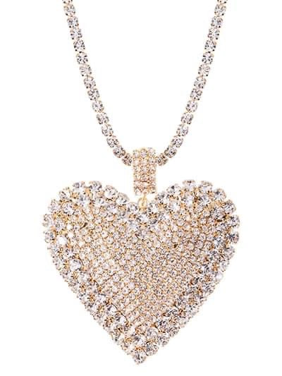 Bling Heart Necklace