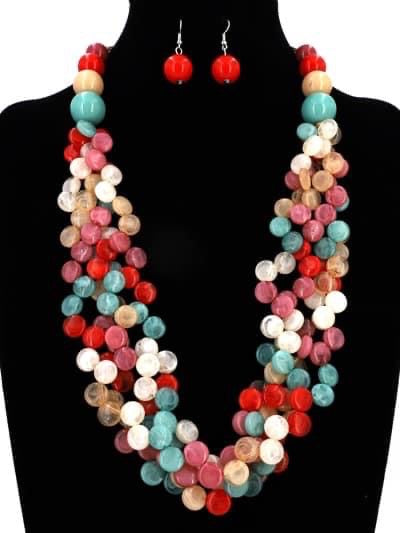 Marble Deluxe Necklace Set